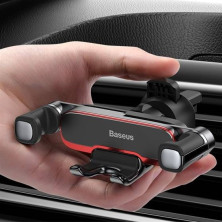 Автодержатель для телефона Baseus Mr Hui Gravity Car Mount Air Outlet в воздуховод Черный