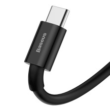 Кабель Baseus Superior Series Fast Charging Data Cable USB to Type-C 66W 11V 6A 1m Черный