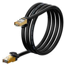 Кабель Baseus High Speed CAT7 Seven Types RJ45 10Gigabit Network Cable Ethernet Круглый 1.5m Черный