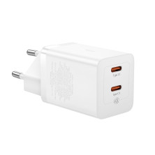 Сетевое зарядное устройство Baseus GaN5 Pro PD3.0 40W 2Type-C 3A Белый