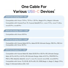 Кабель Baseus Discolor Series Fast Charging Data Cable USB to Type-C 100W 20V 5A 1m Жовтий