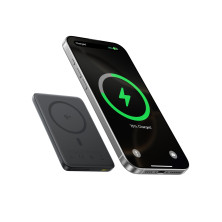 УМБ Baseus PicoGo AM41 Ultra-Slim Qi2 Magnetic 10000mAh 27W QC3.0+PD3.0 с функцией MagSafe и Qi2 15W Черный