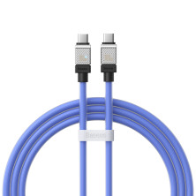 Кабель Baseus CoolPlay Series Fast Charging Data Cable Type-C to Type-C 100W 20V 5A 1m Синий