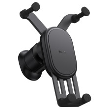 Автодержатель для телефона Baseus Stable Gravitational Car Mount Air Vent Version в воздуховод (SUWX020001) Черный