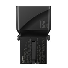 Сетевое зарядное устройство Baseus Universal Conversion PPS QC3.0+PD3.0 18W USB+Type-C 3A Универсальное Черный
