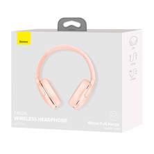 Бездротові Bluetooth навушники Baseus Encok D02 Pro Рожевий