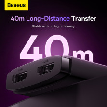 HDMI Свитч разветвитель Baseus AirJoy 2in1 Bidirectional HDMI to 4KHDMI*2 Switch Черный