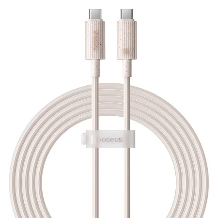 Кабель Baseus Habitat Series Fast Charging Data Cable USB to Type-C 100W 20V 5A 2m Рожевий