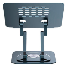 Подставка для ноутбука Baseus UltraStable Pro Series Rotatable and Foldable Laptop Stand на 3 шарнирах вращение 360° Серый
