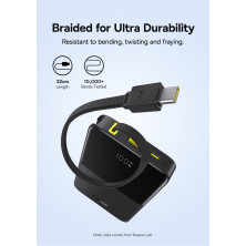 УМБ Baseus EnerFill FC51 Bipow2 Pro 10000mAh 22.5W 2.4A с технологией QC3.0+PD3.0 та Type-C кабелем 22.5W Черный