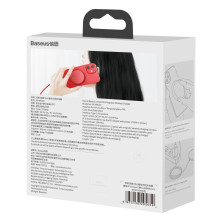 Беспроводное зарядное устройство Baseus Simple Mini Magnetic с функцией MagSafe и Qi 15W Красный