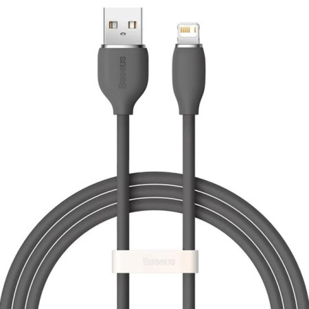 Кабель Baseus Jelly Liquid Silica Gel USB to Lightning 2.4A 1.2m Черный