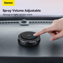 Ароматизатор в машину Baseus Metal Fabric Aroma Holder и 4 арома-картриджа Черный