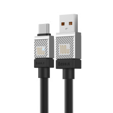 Кабель Baseus CoolPlay Series Fast Charging Data Cable USB to Type-C 100W 20V 5A 1m Чорний