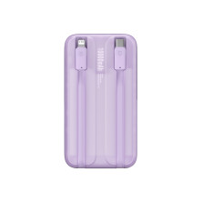 УМБ Baseus Comet Digital Display Fast Charge 10000mAh 22.5W 3A з технологією QC3.0+PD3.0 и iP 20W+Type-C 22.5W кабелем Фіолетовий