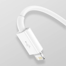 Кабель Baseus Superior Series 3-in-1 Fast Charging Data Cable USB to Lightning+Type-C+MicroUSB 3.5А 1.5m Белый