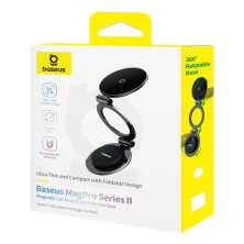 Автодержатель для телефона магнитный Baseus MagPro Series II Magnetic Car Mount на торпедо Черный
