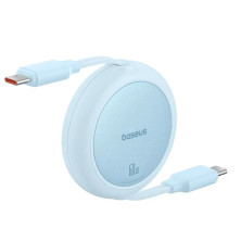 Кабель Baseus Free2Pull Mini Charging Data Cable Type-C to Type-C 60W 1m Голубой