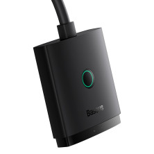 HDMI Свитч разветвитель Baseus AirJoy 2in1 Bidirectional HDMI to 4KHDMI*2 Switch кабель 1м Черный