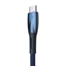 Кабель Baseus Glimmer Series Fast Charging Data Cable USB to Type-C 100W 20V 5A 1m Синій