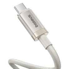 Кабель Baseus Titanium Alloy Series Fast Charging Data Cable Type-C to Lightning PD 20W 1m Серый