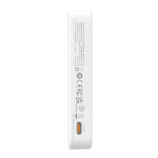 УМБ Baseus MagPro Magnetic Bracket Wireless Fast Charge 5000mAh 20W 2.4A QC3.0+PD3.0 з Бездротовою зарядкою Qi 15W Білий