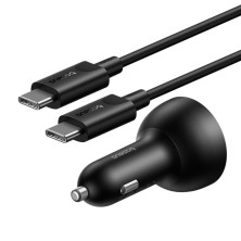 Автомобільний зарядний пристрій Baseus Multi-Port Fast Charge Car Charger 152.5W USB+2Type-C + Кабель Type-C to Type-C 100W 1м Чорний