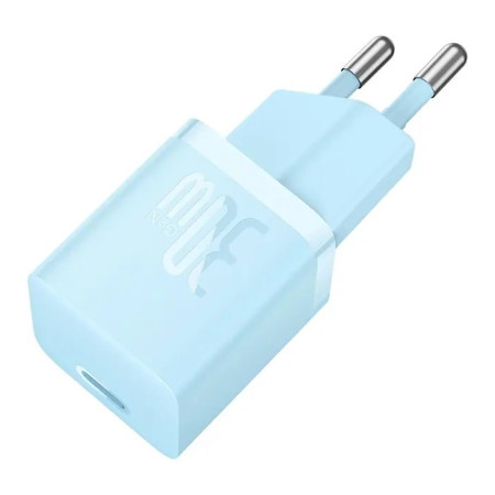 Сетевое зарядное устройство Baseus GaN5 Fast Charger 1C PD3.0 30W Type-C 3A Голубой