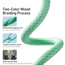Кабель Baseus Dynamic Series Fast Charging Data Cable Type-C to Lightning PD 20W 1m Зелений