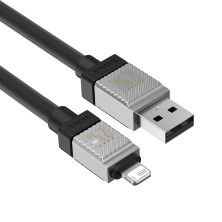 Кабель Baseus CoolPlay Series Fast Charging Cable USB to Lightning 2.4A 2m Чорний