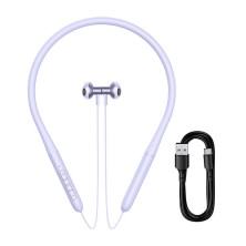 Бездротові Bluetooth 5.3 навушники Baseus Bowie P1 Neckband спортивні Фіолетовий