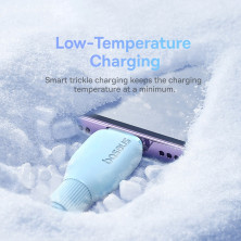 Кабель Baseus Pudding Series Fast Charging Data Cable Type-C to Lightning PD 20W 2m Голубой