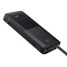 УМБ Baseus Bipow 2 with USB-C Cable 10000mAh 20W з технологією QC3.0+PD3.0 та Type-C кабелем 20W Чорний
