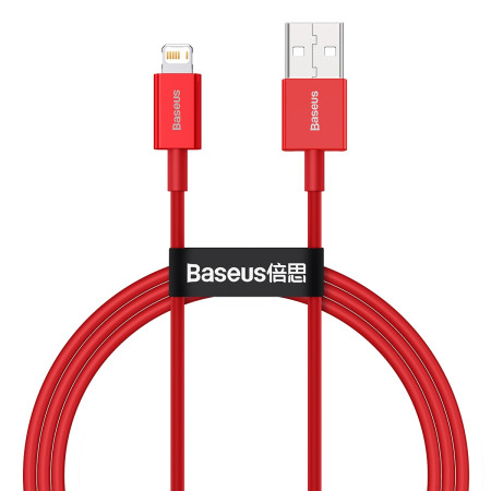 Кабель Baseus Superior Series Fast Charging Data Cable USB to Lightning 2.4A 1m Красный