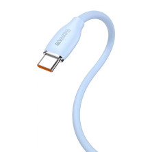 Кабель Baseus Jelly Liquid Silica Gel Series Fast Charging Data Cable USB to Type-C 100W 20V 5A 2m Синій