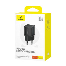 Сетевое зарядное устройство Baseus GaN5S Fast Charger 1C PD3.0 30W Type-C 3A Черный