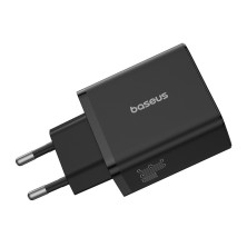 Мережевий зарядний пристрій Baseus Cube Fast Charger QC3.0+PD3.0 30W 2USB+Type-C 3A Чорний