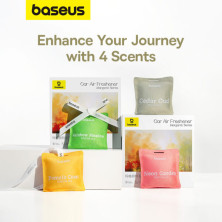 Ароматизатор в машину Baseus Margaret Car Air Freshener з ароматом Rainbow Meadow Салатовий