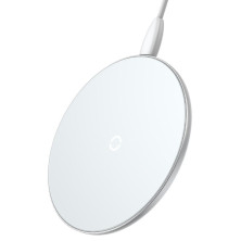 Беспроводное зарядное устройство Baseus Simple Wireless Charger с технологией Qi 10W Белый