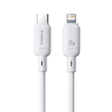 Кабель Baseus Silky Series Fast Charging Data Cable Type-C to Lightning PD 20W 1m Белый