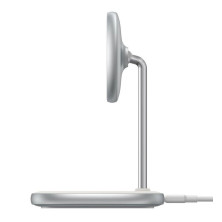 Беспроводное зарядное устройство Baseus Swan Magnetic с функцией MagSafe и Qi 15W Белый