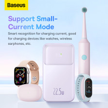 УМБ Baseus Comet Digital Display Fast Charge 10000mAh 22.5W 3A з технологією QC3.0+PD3.0 и iP 20W+Type-C 22.5W кабелем Фіолетовий
