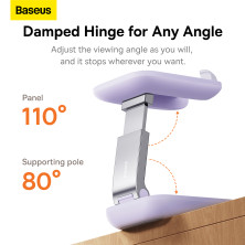 Подставка для телефона настольная Baseus Seashell Series Folding Phone Stand Фиолетовый