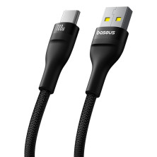 Кабель Baseus Flash 2 Series Fast Charging Data Cable USB to Type-C 100W 20V 5A 1m Чорний