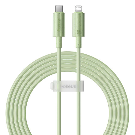 Кабель Baseus Habitat Series Fast Charging Data Cable Type-C to Lightning PD 20W 2m Салатовый