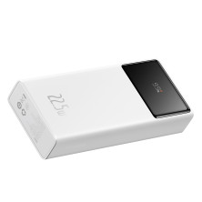 УМБ Baseus Star-Lord Digital Display 20000mAh 22.5W з технологією QC3.0+PD3.0 2USB+Type-C + Кабель USB to Type-C Білий