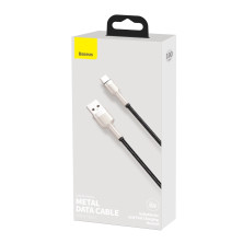 Кабель Baseus Cafule Metal Data Cable USB to Type-C 66W 11V 6A 1m Чорний