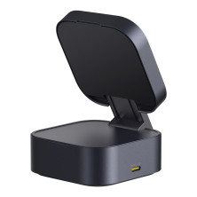 Беспроводное зарядное устройство Baseus PicoGo Series 2-in-1 Magnetic с функцией MagSafe и Qi2 15W и встроенным кабелем Type-C 67W Черный