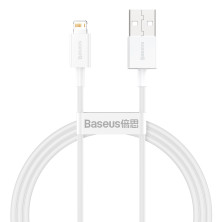 Кабель Baseus Superior Series Fast Charging Data Cable USB to Lightning 2.4A 1m Білий
