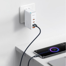 Кабель Baseus Crystal Shine Series Fast Charging Data Cable USB to Type-C 100W 20V 5A 2m Чорний